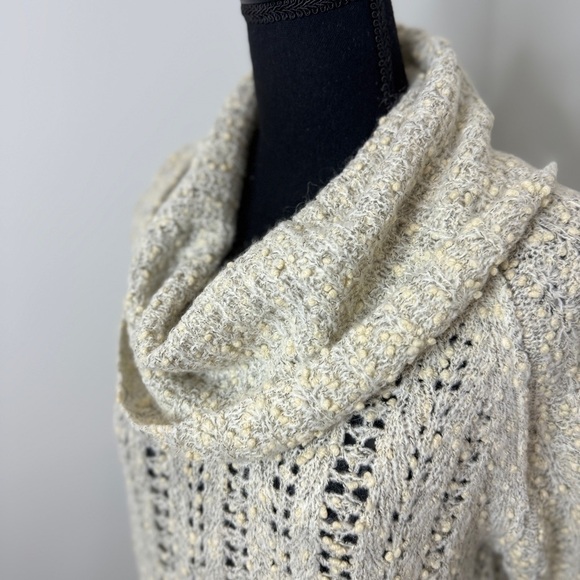 Anthropologie Sleeping on Snow Knit Cowl Neck Sweater (XS) - Picture 3 of 8